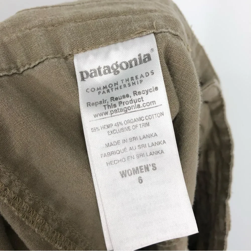 PATAGONIA Island Hemp Shorts 8-Inch Womens Size 6 - Picture 6 of 6